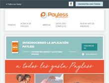 Tablet Screenshot of paylessguatemala.com